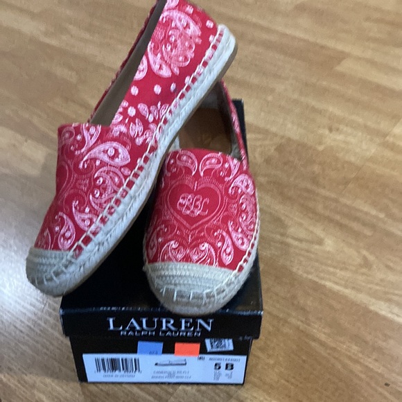 Lauren Ralph Lauren Cameron III Print Canvas Espadrille - Picture 2 of 4